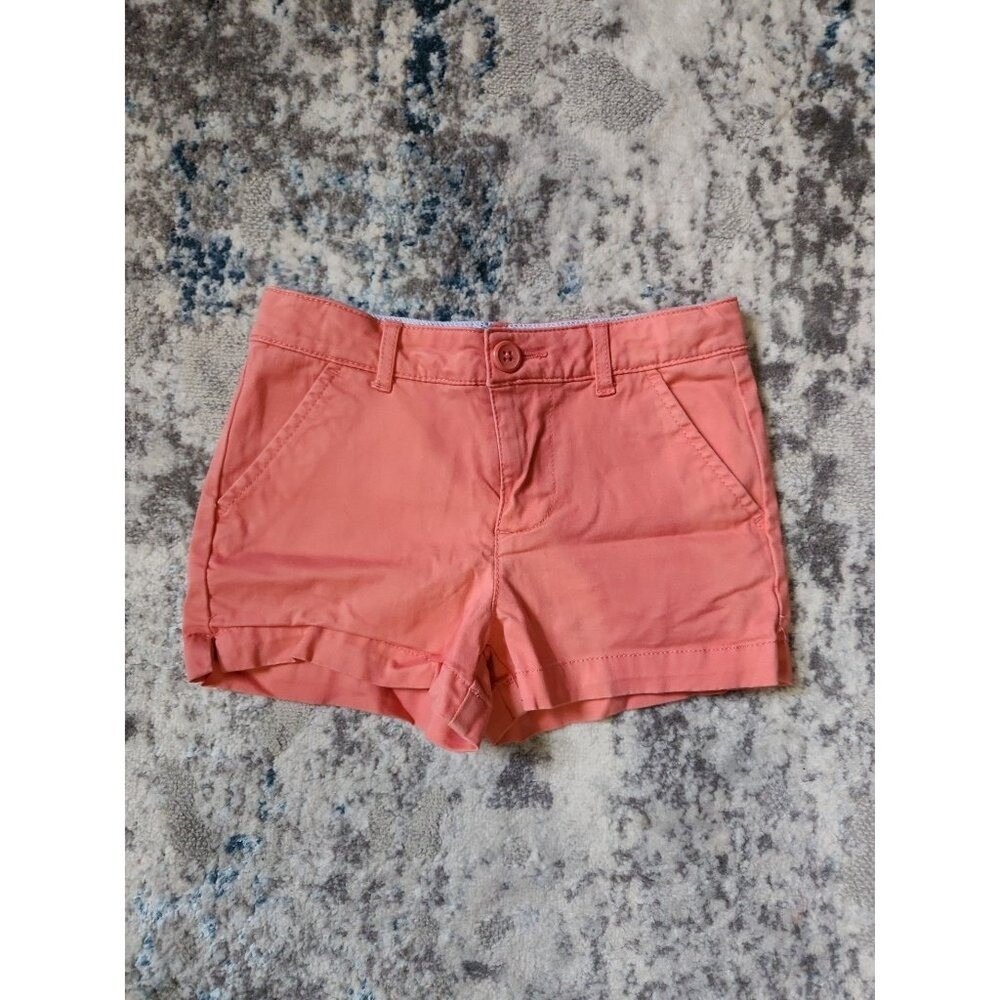 🥳 5 for $25 BUNDLE Crown & Ivy Girls Size 7 Coral Pink Preppy Shorts